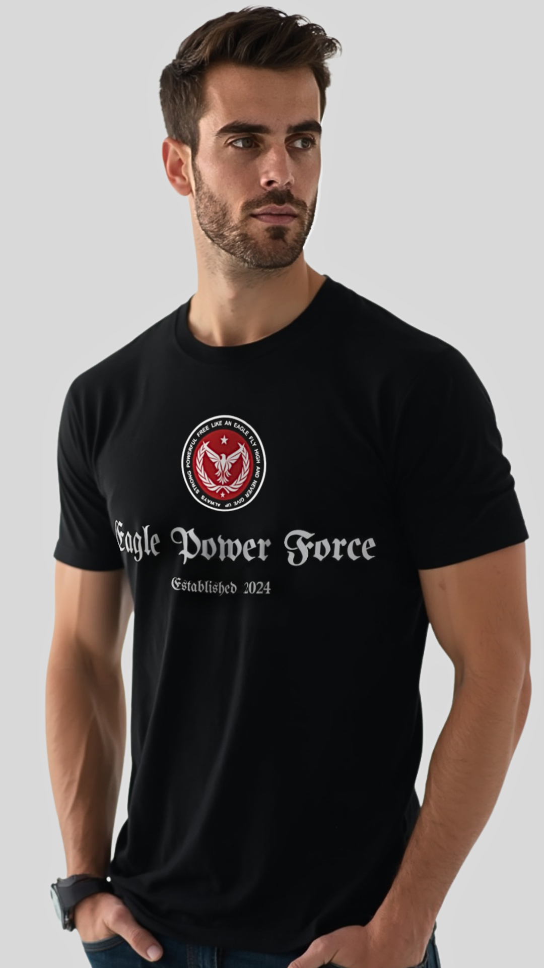 T-shirt Men's Eagle Power Force black