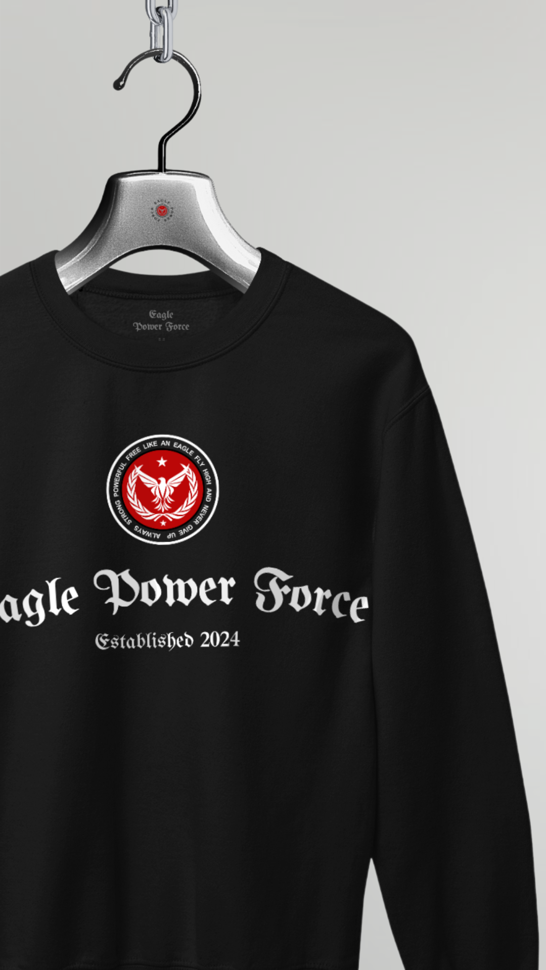 Sweatshirt black Eagle Power Force