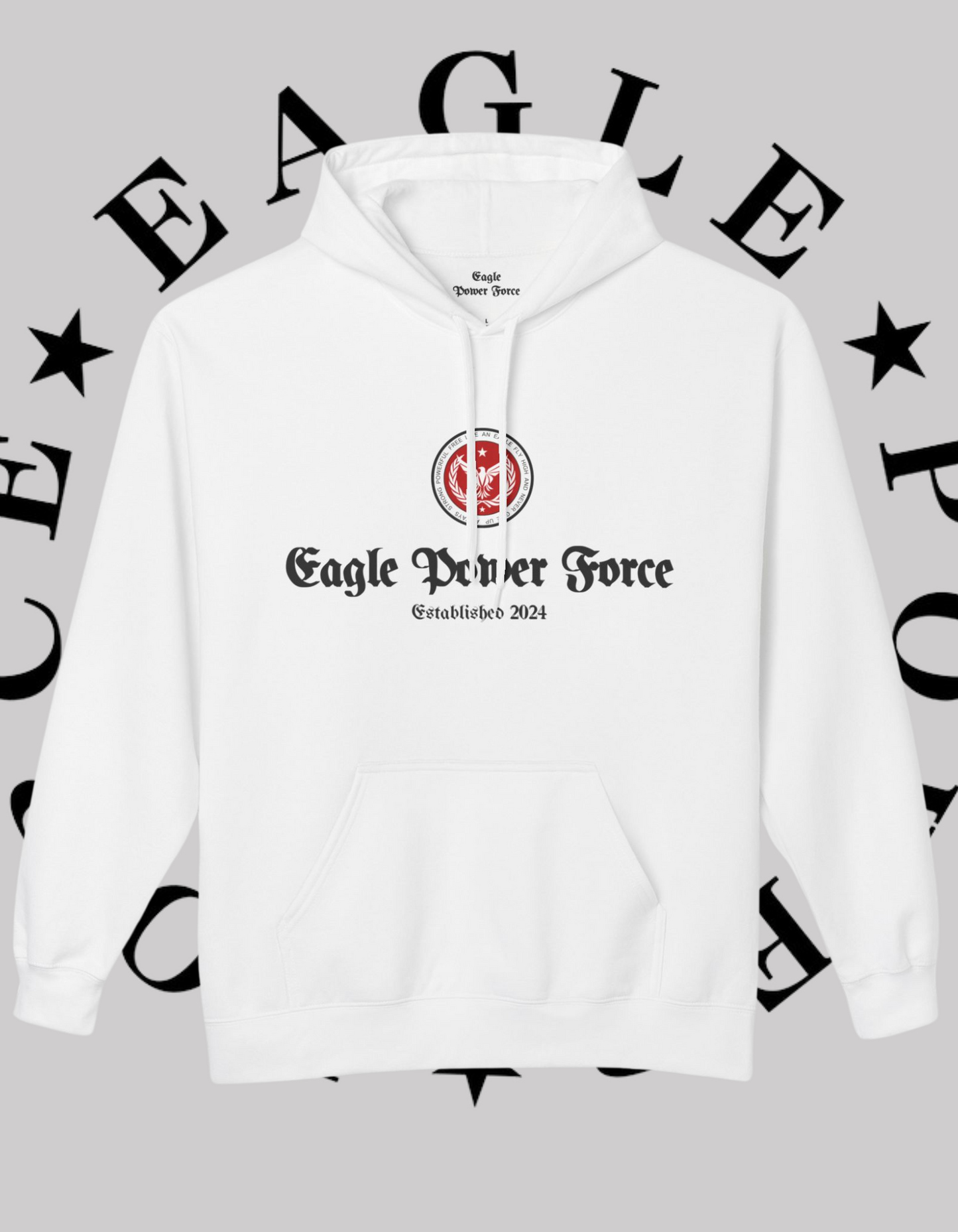 Eagle Power Force Youth Heavy White Blend Hooded