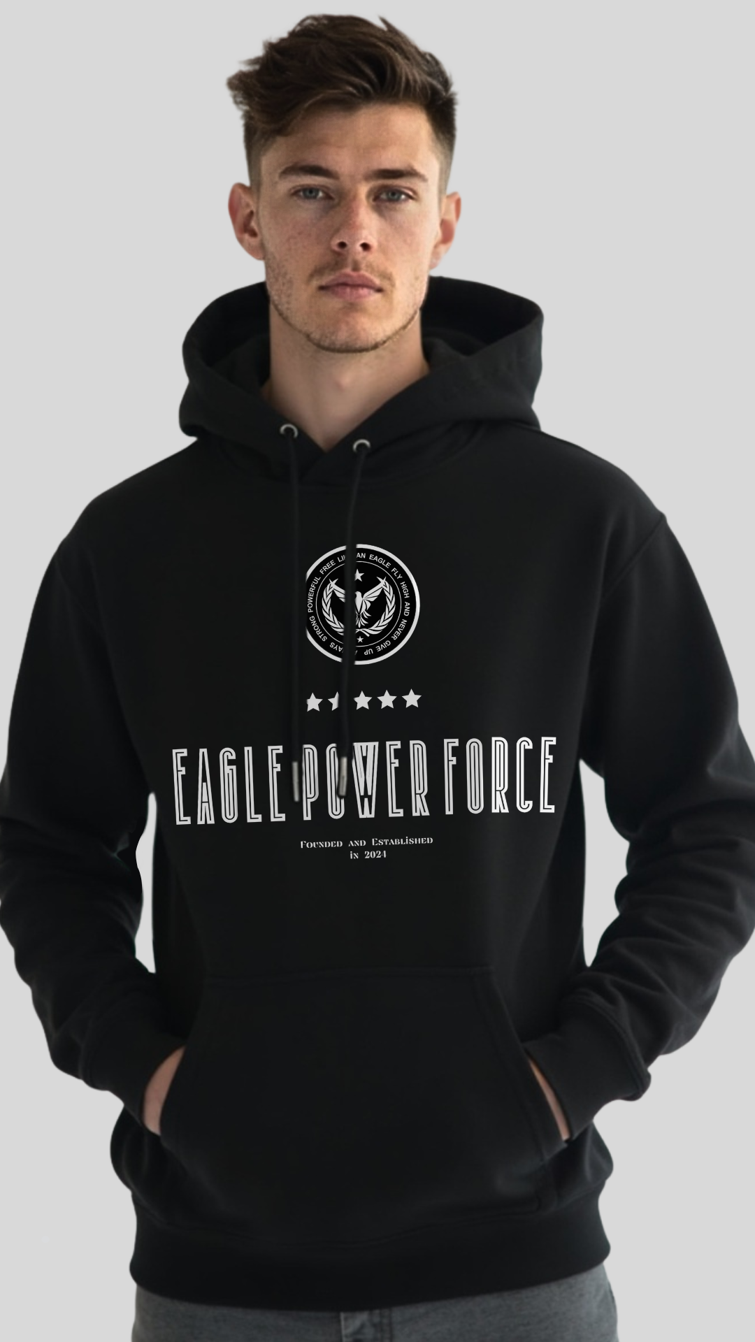 Hoode Men's Eagle Power Force black
